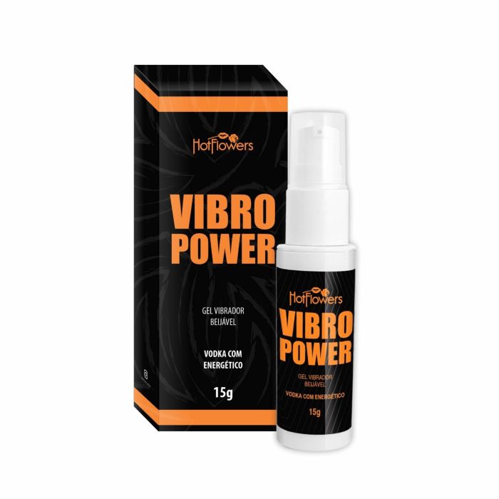 VIBRO POWER Gel Beijável Com Sabor Vodka C Energetico